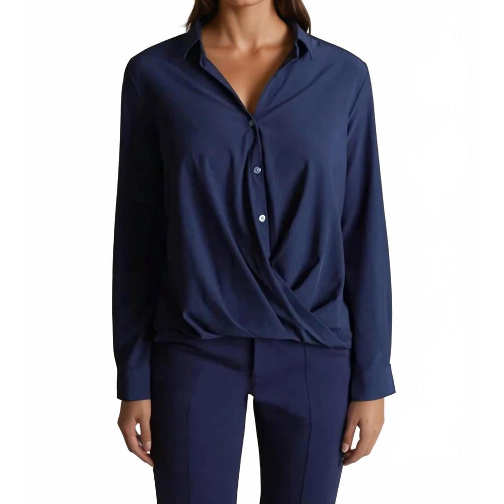NEW BUKI barcelona shirt in navy